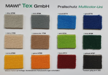 Musterkarte Multicolor-Uni